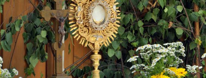 Fronleichnam: wir feiern das Geschenk der hl. Eucharistie